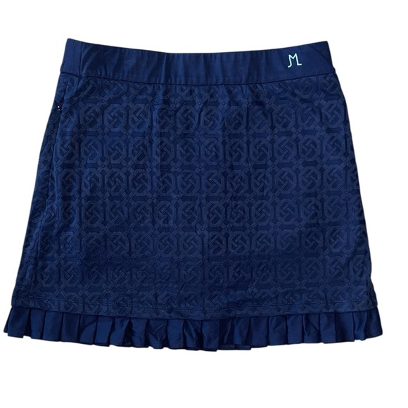 J McLaughlin Navy Agnes Skort Minnie Wave Bubble Size Small - Picture 2 of 7